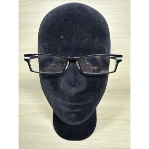 Prodesign Denmark Zenith 7323 C. 6031 49-18 Black Silver Eyeglasses Frames